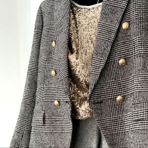 Golden Sequin Camisole Top